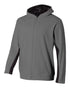 A4 Youth Full Zip Color Block Fleece Hoodie (NB4251), Color 'Graphite/Black'
